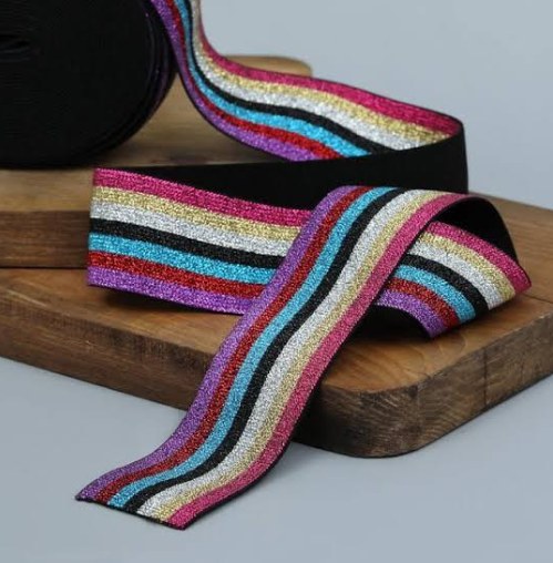 Jacquard elastic tapes