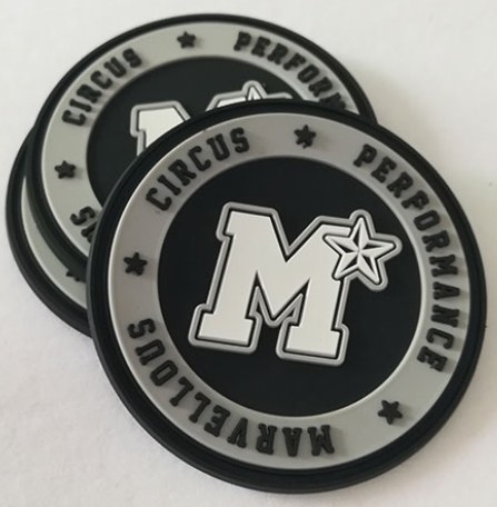 Silicone and rubber branding badges