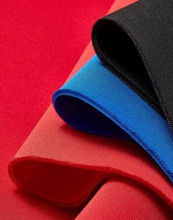 Scuba and neoprene performance knit fabrics